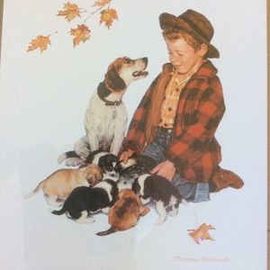 Norman Rockwell print